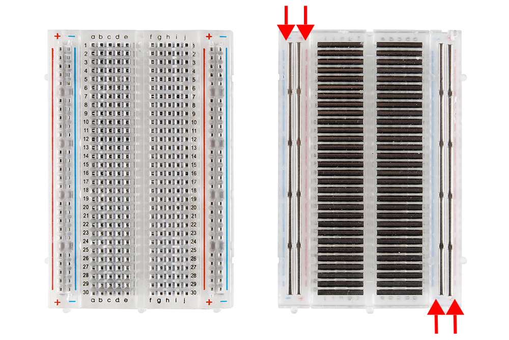 breadnoard per montaggi arduino