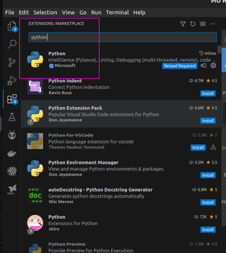 come configurare Visual Studio Code per Python